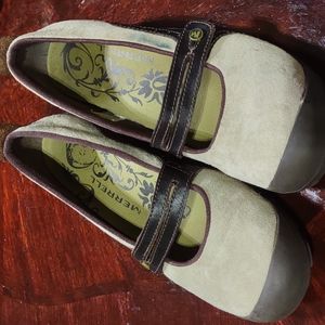 Sh62, Merrell Plaza Bandeau,Dark Taupe Leather, Women's size 10,